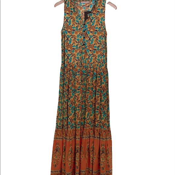 R.Vivimos Elephant Floral Maxi Dress - Picture 2 of 9